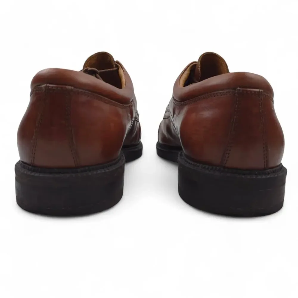 Johnston &‎ Murphy Dress Shoes Mens 10.5 W Passport Cap Toe Oxford Brown 20-4926